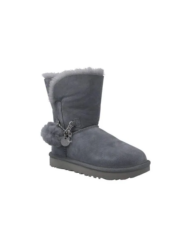Ботинки зимние UGG Classic с мини-подвесками — изображение 4 из 4, синий/серый