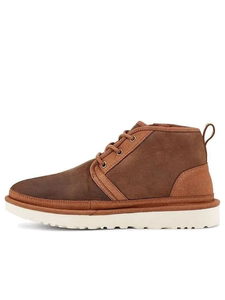 Мужские зимние ботинки UGG Neumel замшевые комбинированные — изображение 1 из 7, коричневый