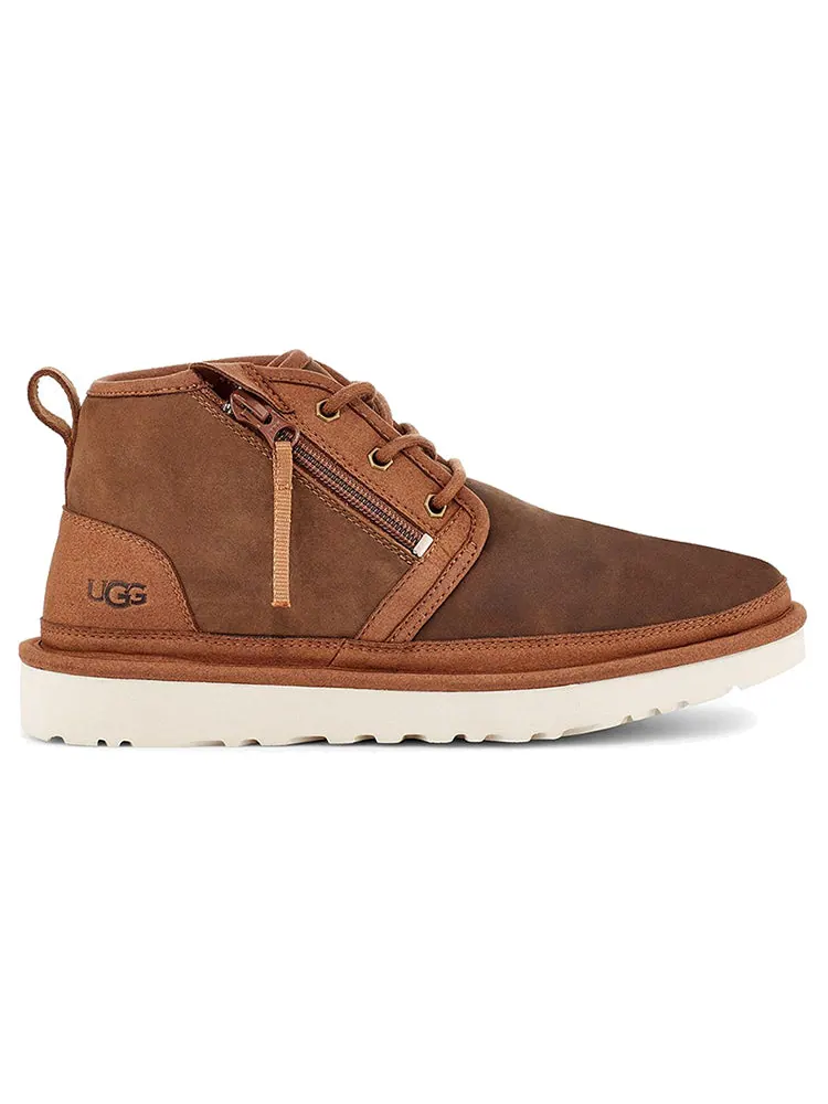 Мужские зимние ботинки UGG Neumel замшевые комбинированные — изображение 3 из 7, коричневый