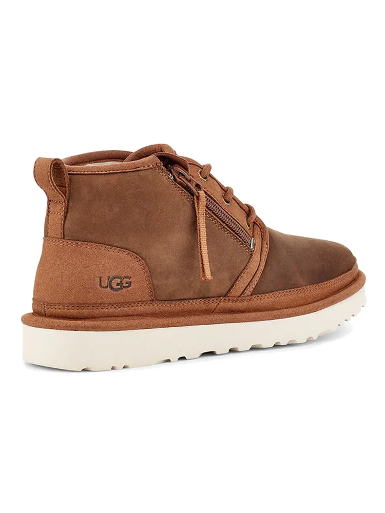 Мужские зимние ботинки UGG Neumel замшевые комбинированные — изображение 5 из 7, коричневый