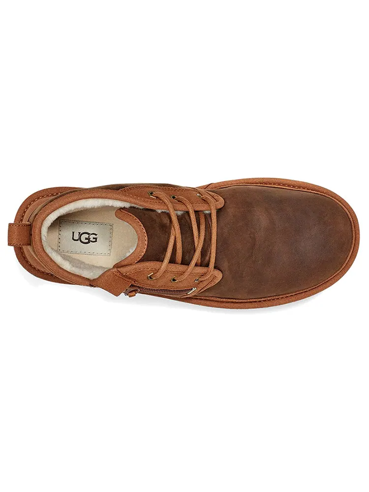 Мужские зимние ботинки UGG Neumel замшевые комбинированные — изображение 6 из 7, коричневый