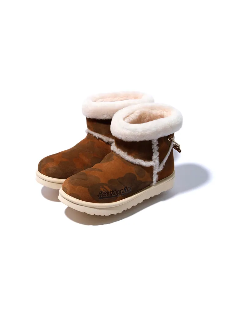 Мужские зимние ботинки UGG X Bape Classic mini с цепочкой — изображение 4 из 5, коричневый
