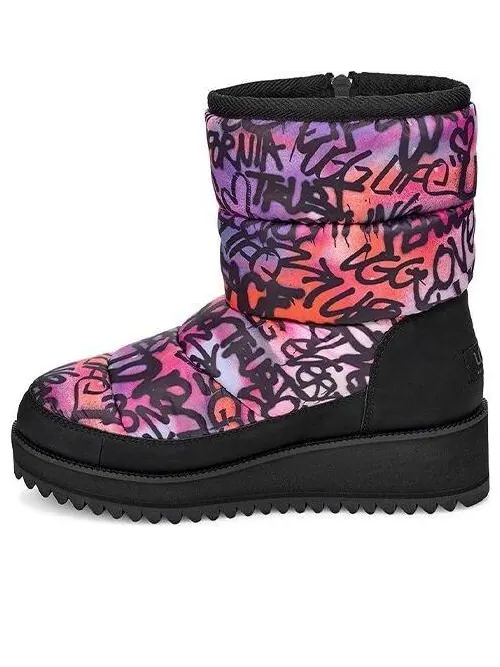 Ботинки зимние UGG Ridge Graffiti Pop — изображение 1 из 4, черный