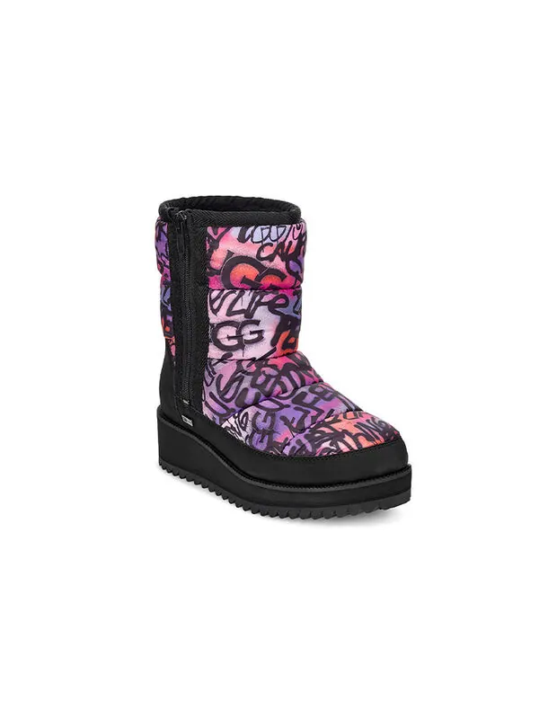 Ботинки зимние UGG Ridge Graffiti Pop — изображение 3 из 4, черный