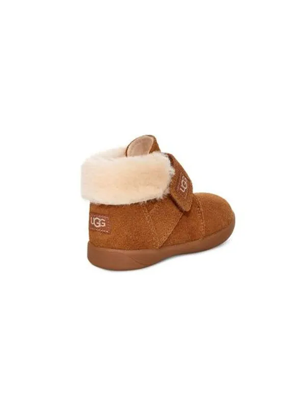 Зимние сапоги nolen turn меховые короткие сапоги коричневые Ugg — изображение 3 из 4, коричневый