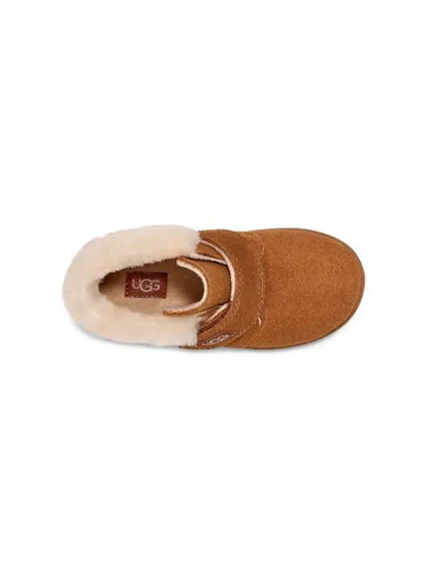 Зимние сапоги nolen turn меховые короткие сапоги коричневые Ugg — изображение 4 из 4, коричневый