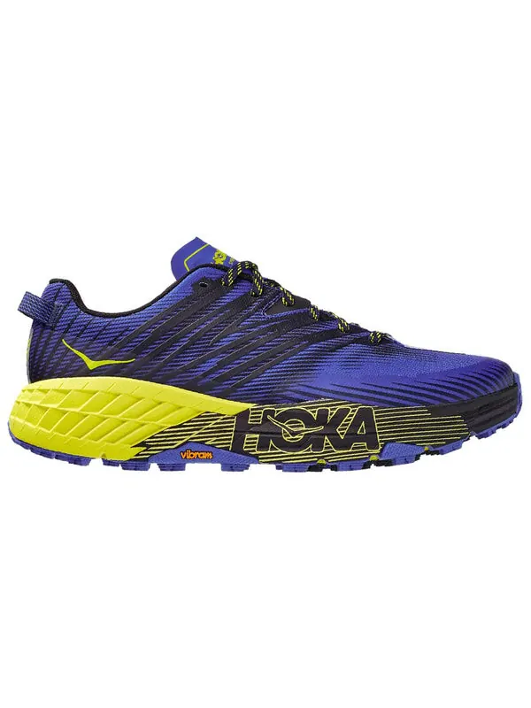 Кроссовки speedgoat 4 'blue yellow' Hoka One One — изображение 2 из 4, синий/желтый