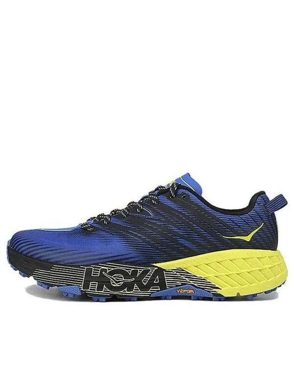 Кроссовки speedgoat 4 'blue yellow' Hoka One One — изображение 1 из 4, синий/желтый