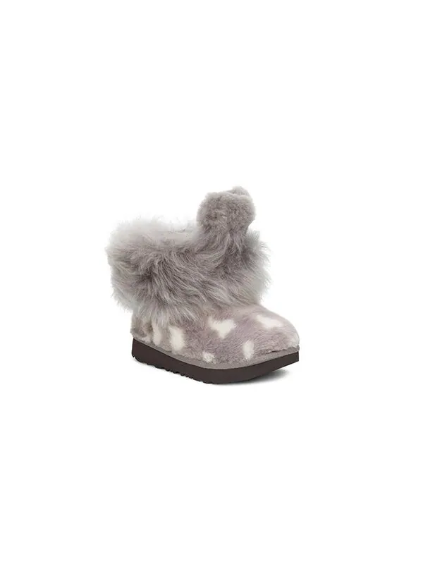Зимние ботинки classic mini ii с флисовой подкладкой Ugg — изображение 3 из 4, серый