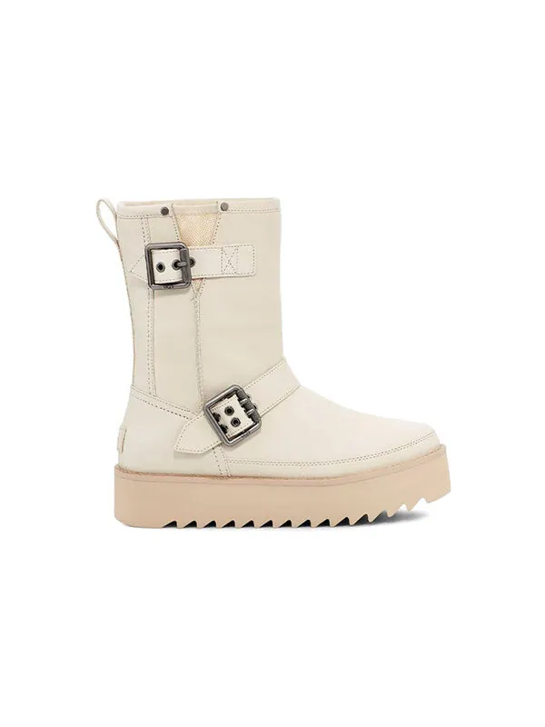 Кроссовки классические байкерские короткие ботинки Rebel Ugg — изображение 3 из 4, кость