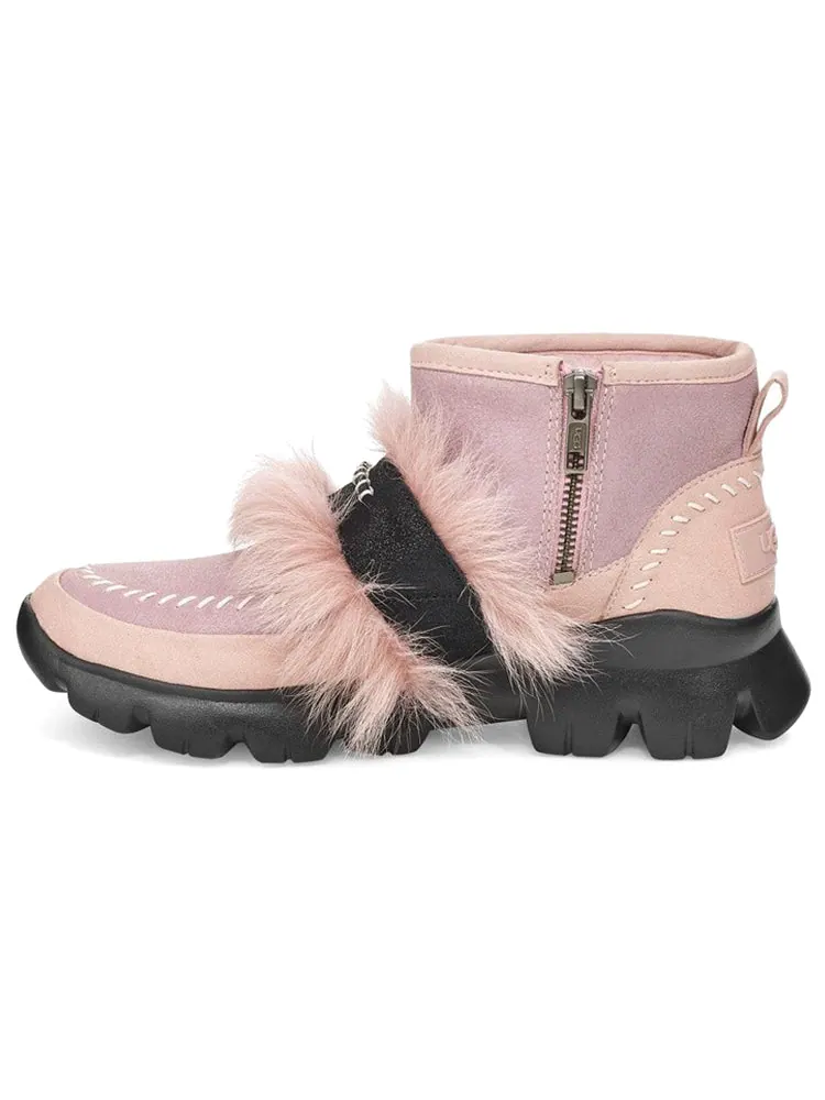 Ботинки зимние UGG WMNS Fluff Punk короткие — изображение 2 из 6, розовый