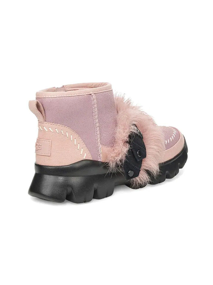 Ботинки зимние UGG WMNS Fluff Punk короткие — изображение 4 из 6, розовый
