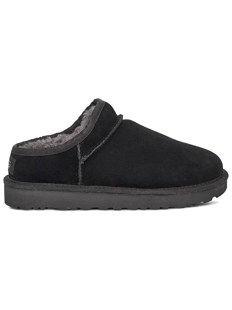 Ботинки зимние UGG WMNS Classic Slippers Fleece Lined Black — изображение 3 из 7, черный