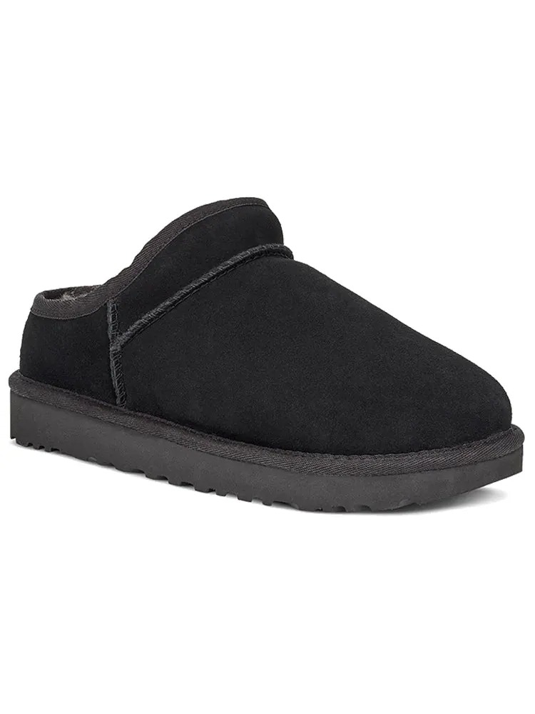 Ботинки зимние UGG WMNS Classic Slippers Fleece Lined Black — изображение 4 из 7, черный