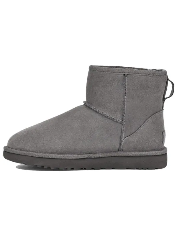 Кроссовки классические мини резиновые логотип Ugg — изображение 2 из 4, серый/черный