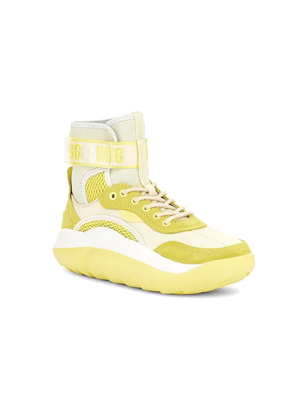 Кроссовки la cloud hi white yellow Ugg — изображение 3 из 4, белый/желтый