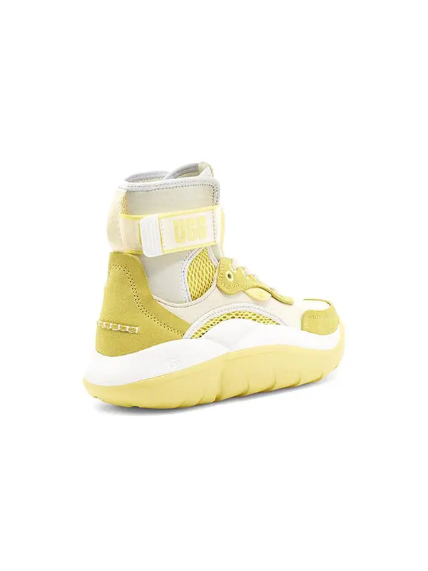 Кроссовки la cloud hi white yellow Ugg — изображение 4 из 4, белый/желтый