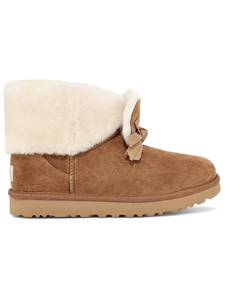 Ботинки зимние UGG WMNS Classic Mini II CNY — изображение 3 из 7, коричневый