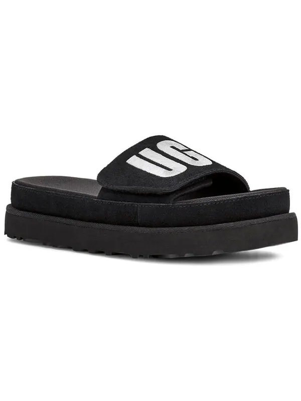 Модные сандалии laton slide серебристые тапочки Ugg — изображение 4 из 4, черный/серебристый