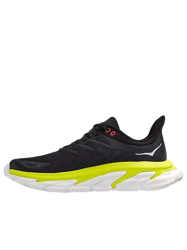 Кроссовки clifton edge 'anthracite evening primrose' Hoka One One — изображение 1 из 4, черный/желтый