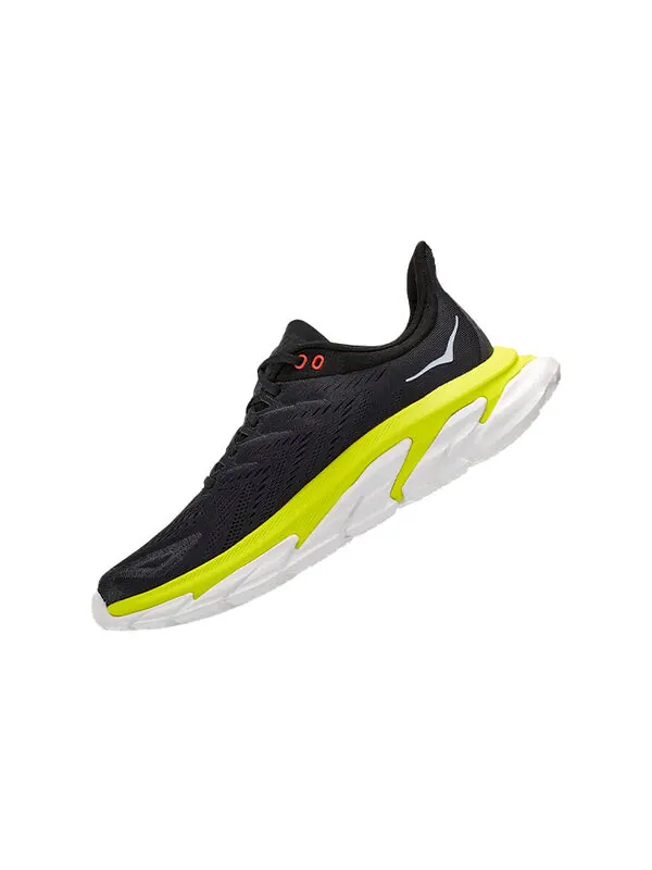 Кроссовки clifton edge 'anthracite evening primrose' Hoka One One — изображение 2 из 4, черный/желтый