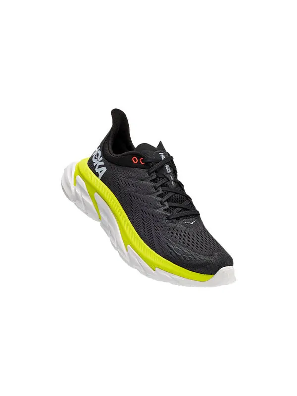 Кроссовки clifton edge 'anthracite evening primrose' Hoka One One — изображение 3 из 4, черный/желтый