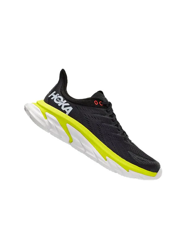 Кроссовки clifton edge 'anthracite evening primrose' Hoka One One — изображение 4 из 4, черный/желтый
