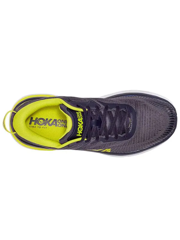 Кроссовки bondi 7 'odyssey grey deep well' Hoka One One — изображение 3 из 4, черный/желтый