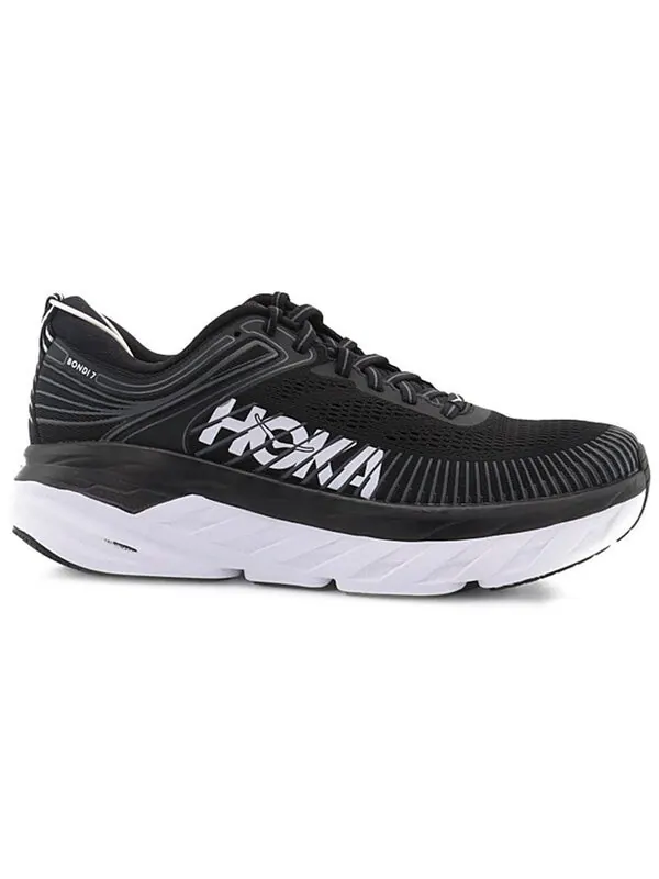 Кроссовки bondi 7 'black white' Hoka One One — изображение 2 из 4, черный/белый