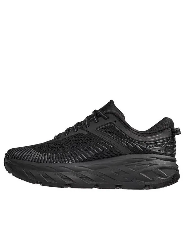 Кроссовки bondi 7 wide 2e 'triple black' Hoka One One — изображение 1 из 4, черный