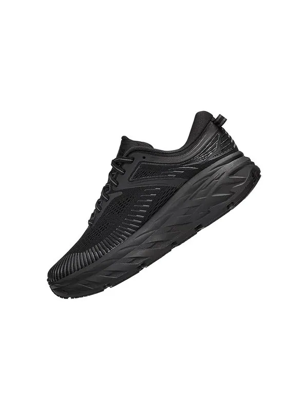 Кроссовки bondi 7 wide 2e 'triple black' Hoka One One — изображение 3 из 4, черный