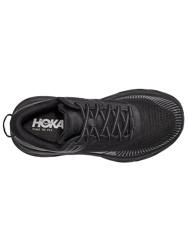 Кроссовки bondi 7 wide 2e 'triple black' Hoka One One — изображение 4 из 4, черный