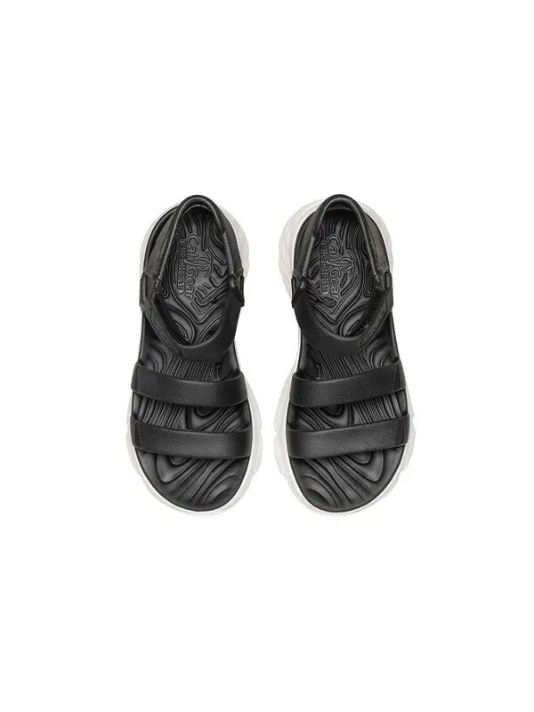 Сандалии ultra flex casual sandal black Skechers — изображение 4 из 4, черный/белый