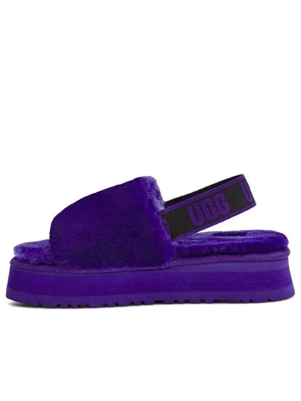 Сандалии disco slide 'violet' Ugg — изображение 1 из 4, фиолетовый