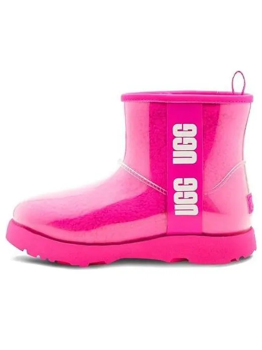 Зимние ботинки классические прозрачные мини Ugg — изображение 1 из 4, фиолетовый