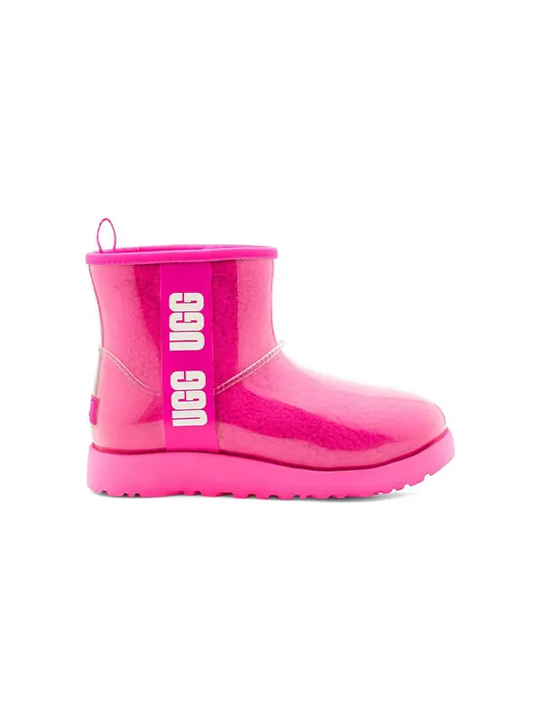 Зимние ботинки классические прозрачные мини Ugg — изображение 2 из 4, фиолетовый