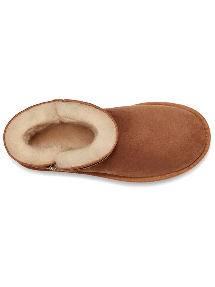 Ботинки зимние UGG WMNS Bailey на молнии — изображение 6 из 7, коричневый