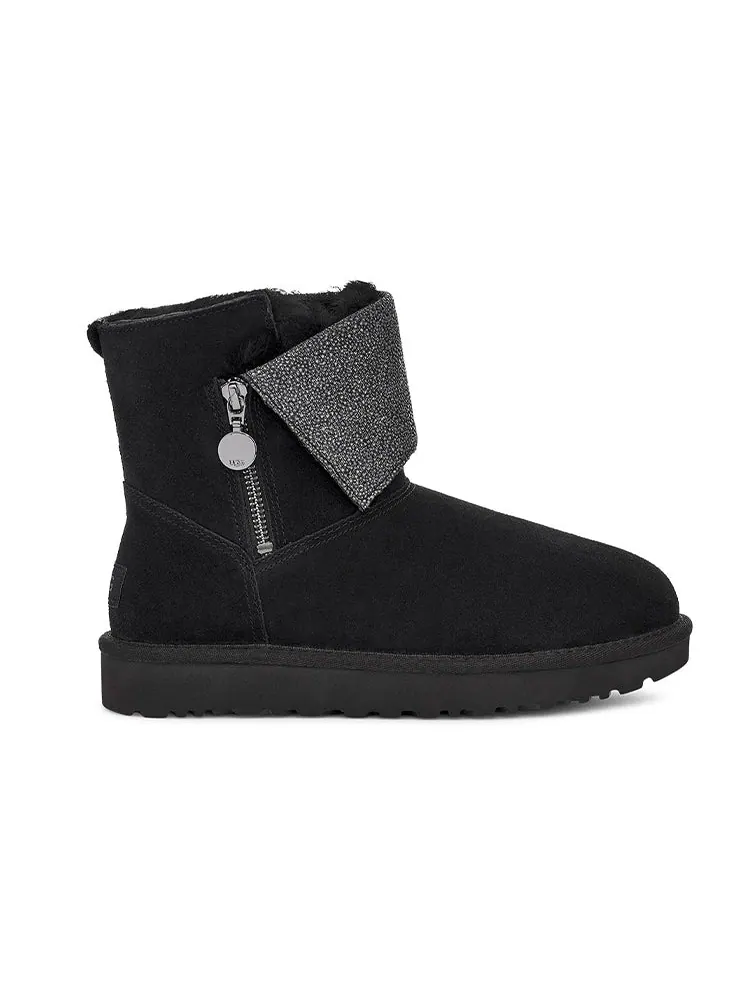 Ботинки зимние UGG WMNS Classic Caviar Mini — изображение 2 из 6, черный
