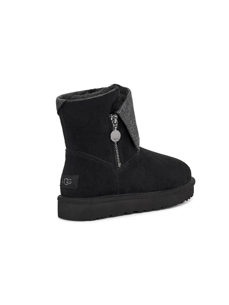 Ботинки зимние UGG WMNS Classic Caviar Mini — изображение 4 из 6, черный