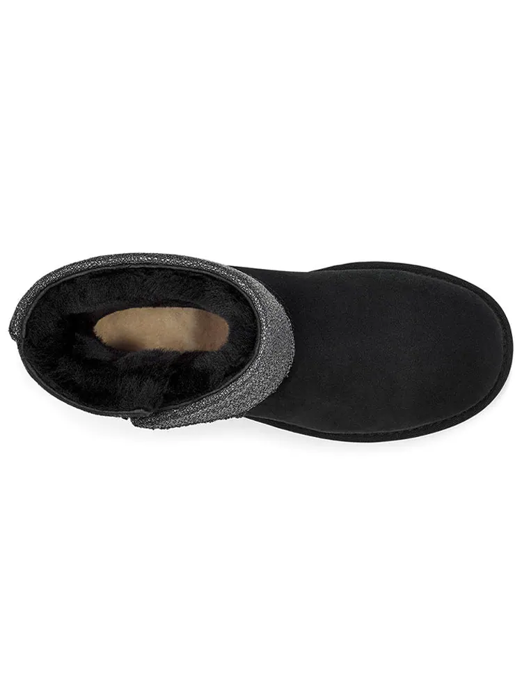 Ботинки зимние UGG WMNS Classic Caviar Mini — изображение 5 из 6, черный