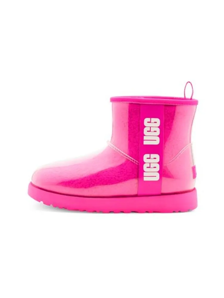 Ботинки UGG Classic Clear Mini — изображение 1 из 1, розовый