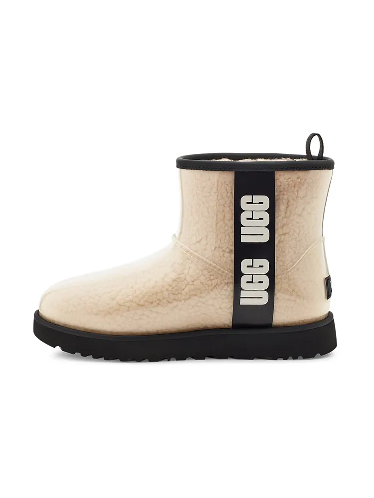 Ботинки UGG Classic Clear Mini — изображение 1 из 2, бежевый