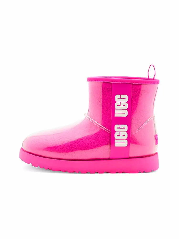 Ботинки UGG Classic Clear Mini — изображение 1 из 1, розовый