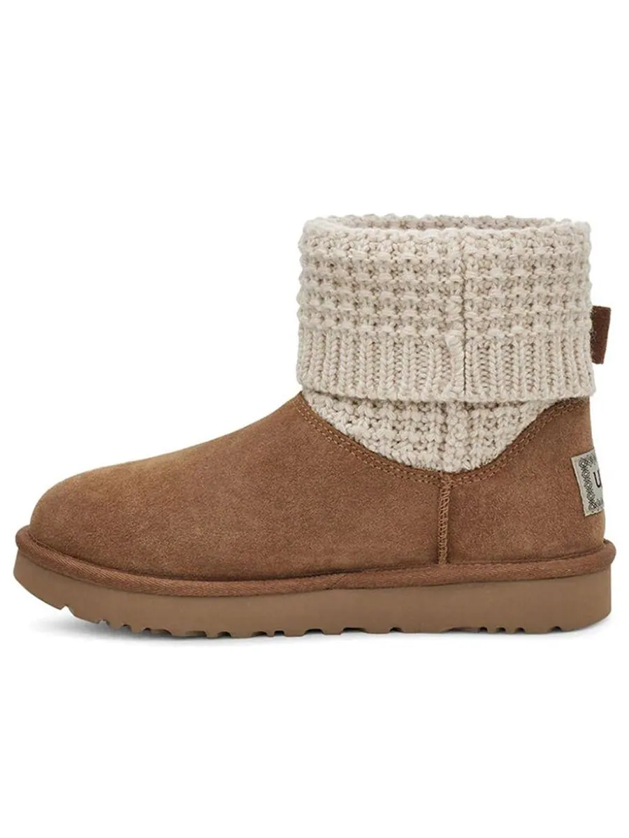 Ботинки зимние UGG WMNS Classic Solene Mini — изображение 1 из 6, коричневый