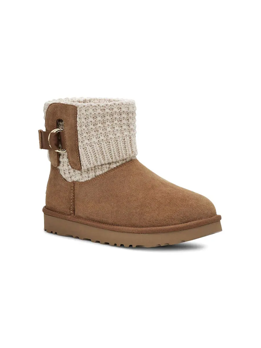 Ботинки зимние UGG WMNS Classic Solene Mini — изображение 3 из 6, коричневый