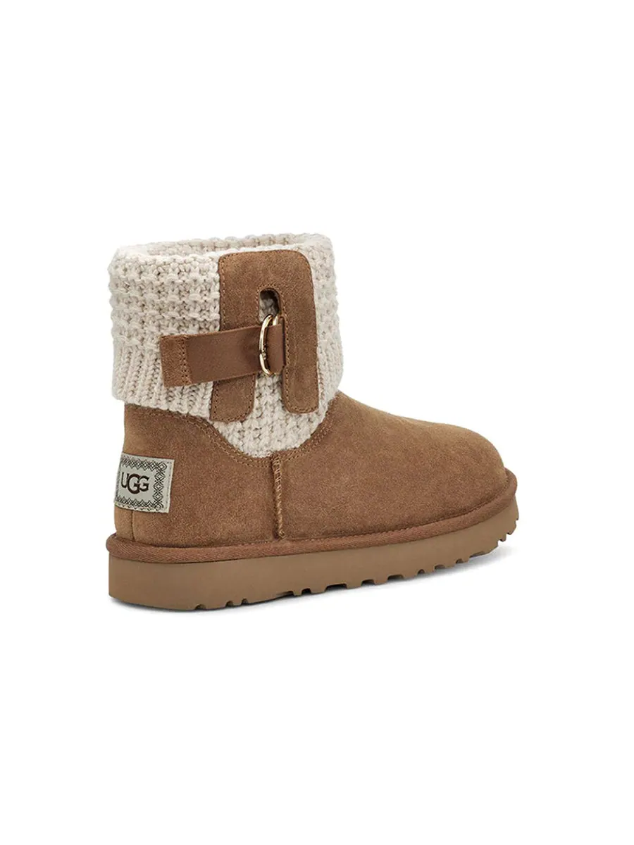 Ботинки зимние UGG WMNS Classic Solene Mini — изображение 4 из 6, коричневый