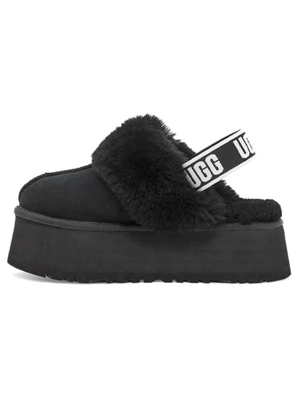 Тапочки funkette slipper 'black' Ugg — изображение 2 из 4, черный