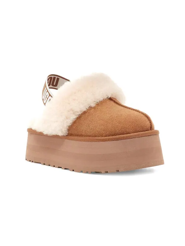 Тапочки (WMNS) UGG Funkette Slipper 'Brown' — изображение 3 из 4, коричневый