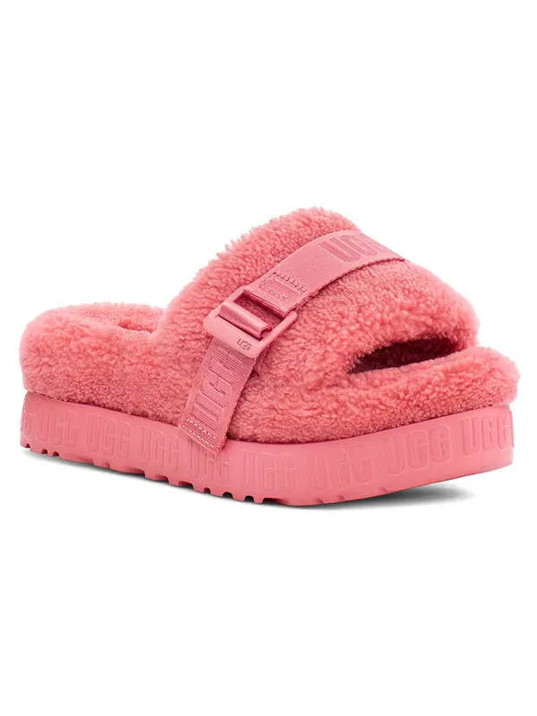 Сандалии fluffita slide 'pink blossom' Ugg — изображение 3 из 4, розовый