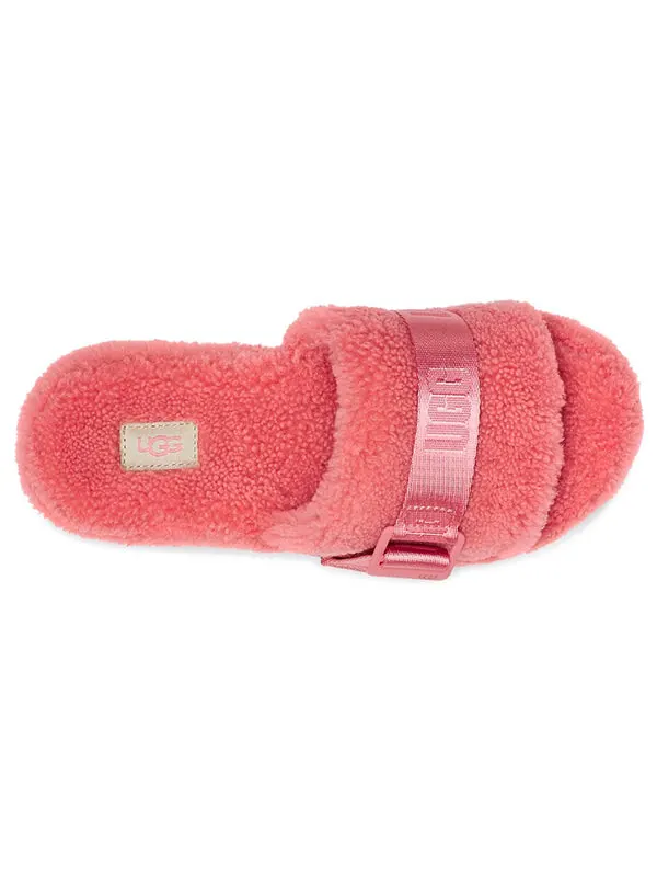 Сандалии fluffita slide 'pink blossom' Ugg — изображение 4 из 4, розовый